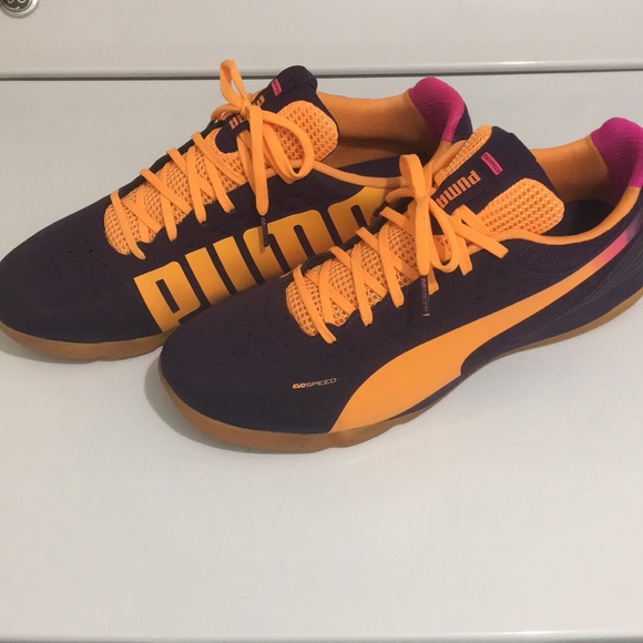 Puma Evospeed shoes indoor soccer sneakers EUC - Picture 2 of 11